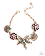 Complete Look - Starfish Set Gold - Paparazzi Accessories
