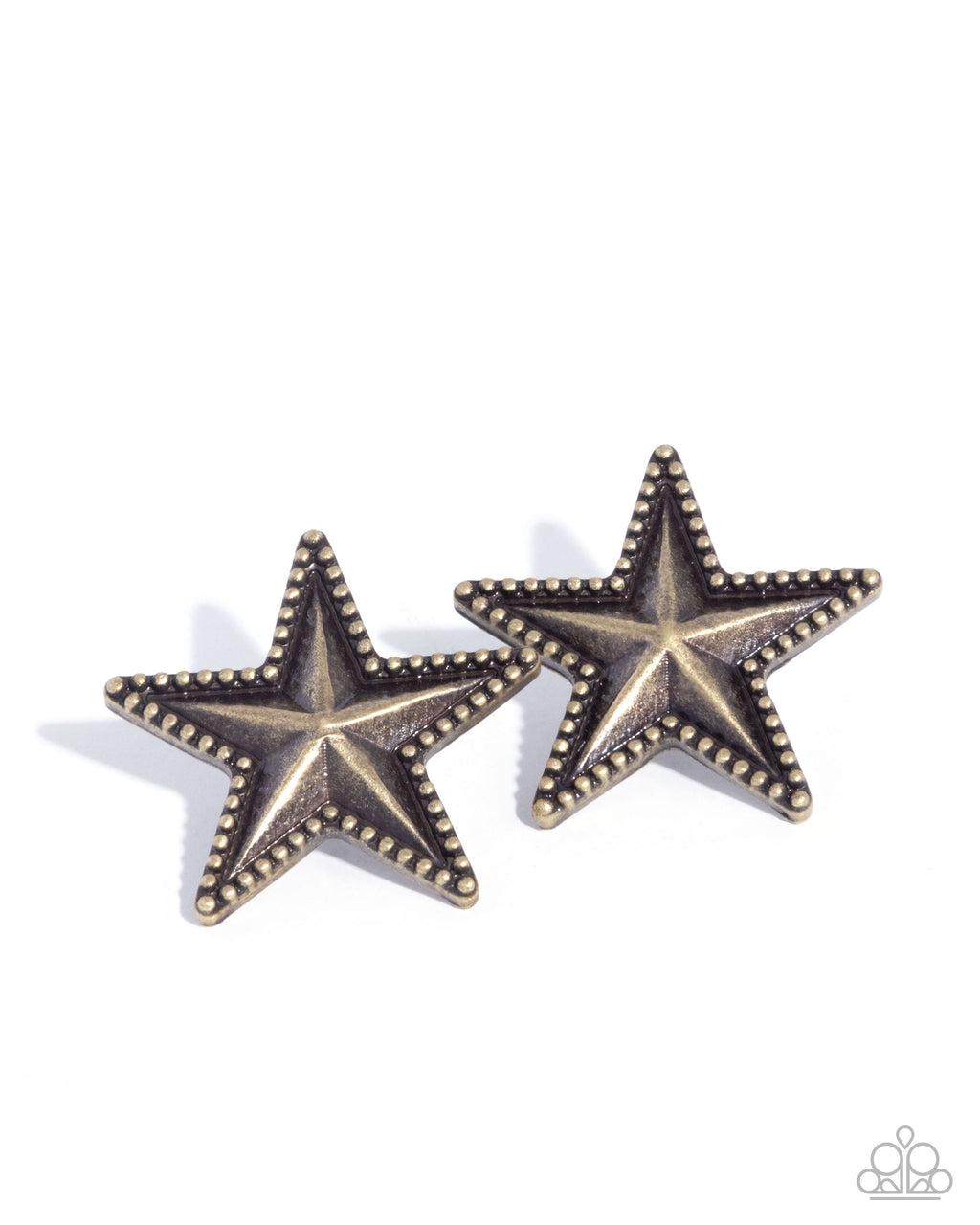 eight-dollar-jewelry-staunch-studs-brass-post earrings-paparazzi-accessories