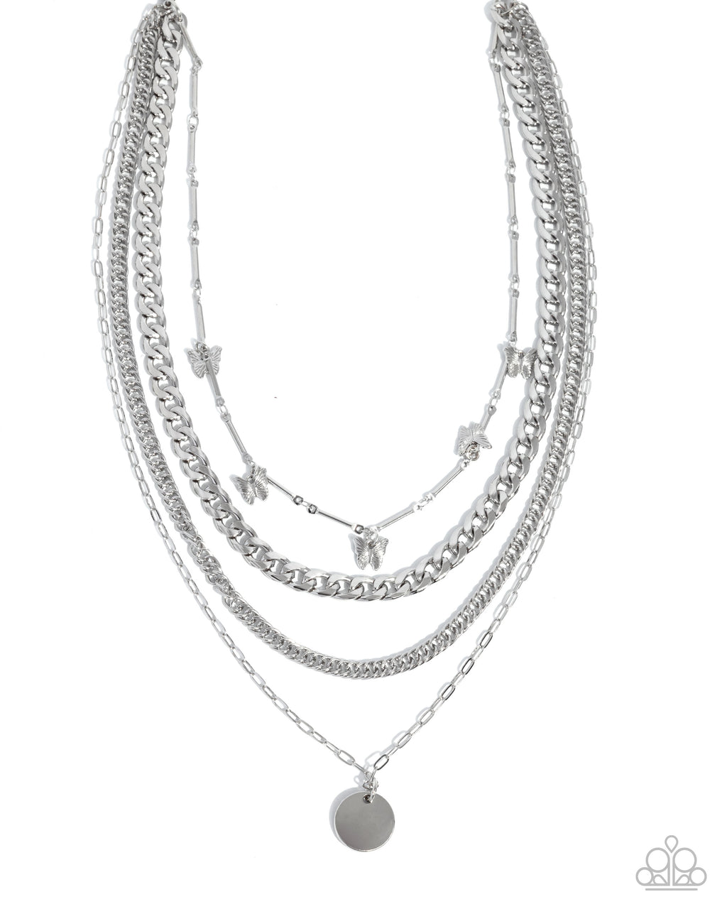 eight-dollar-jewelry-fluttering-fringe-silver-necklace-paparazzi-accessories
