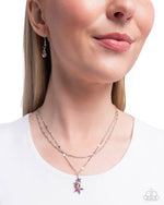 Scintillating Stars - Purple Necklace - Paparazzi Accessories