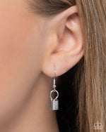 Carefree Coils - Silver Necklace - Paparazzi Accessories