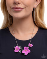 Floral Forecast - Purple Necklace - Paparazzi Accessories