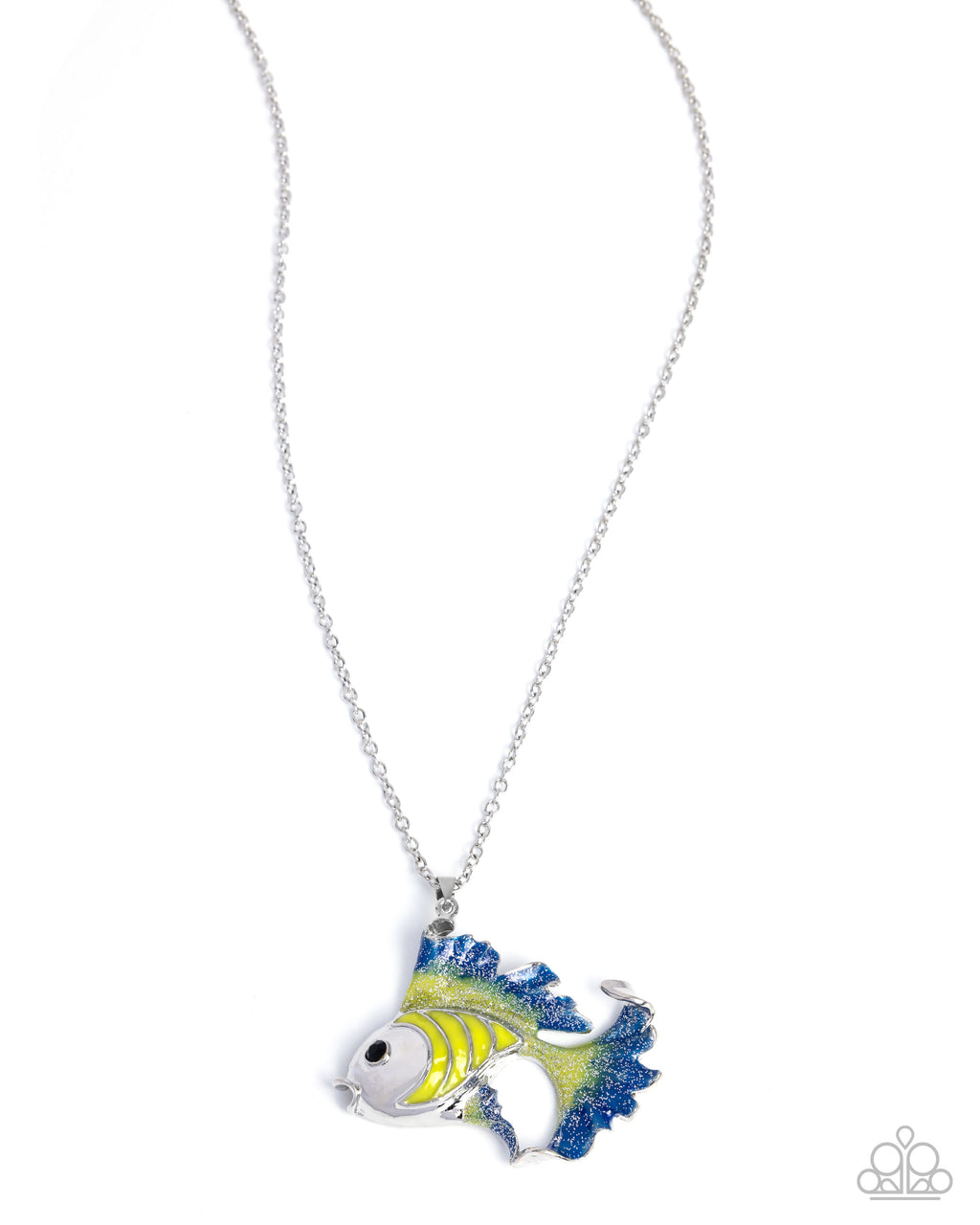 eight-dollar-jewelry-flashy-fish-yellow-necklace-paparazzi-accessories
