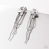Musings Medley - Silver Post Earrings - Paparazzi Accessories