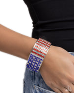 Passionate Patriotism - Multi Bracelet - Paparazzi Accessories