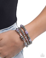 Naturally Noteworthy - Purple Bracelet - Paparazzi Accessories
