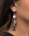 The Next Right Thing - Black Earrings - Paparazzi Accessories
