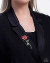 Reliable Rose - Red Brooch - Paparazzi Accessories