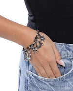 Cowboy Chorus - Black Bracelet - Paparazzi Accessories