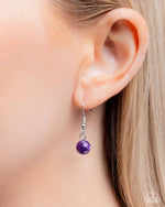 Floral Form - Purple Necklace - Paparazzi Accessories