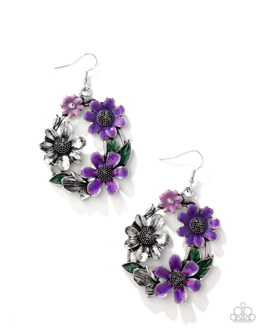 eight-dollar-jewelry-wreathed-weekday-purple-earrings-paparazzi-accessories