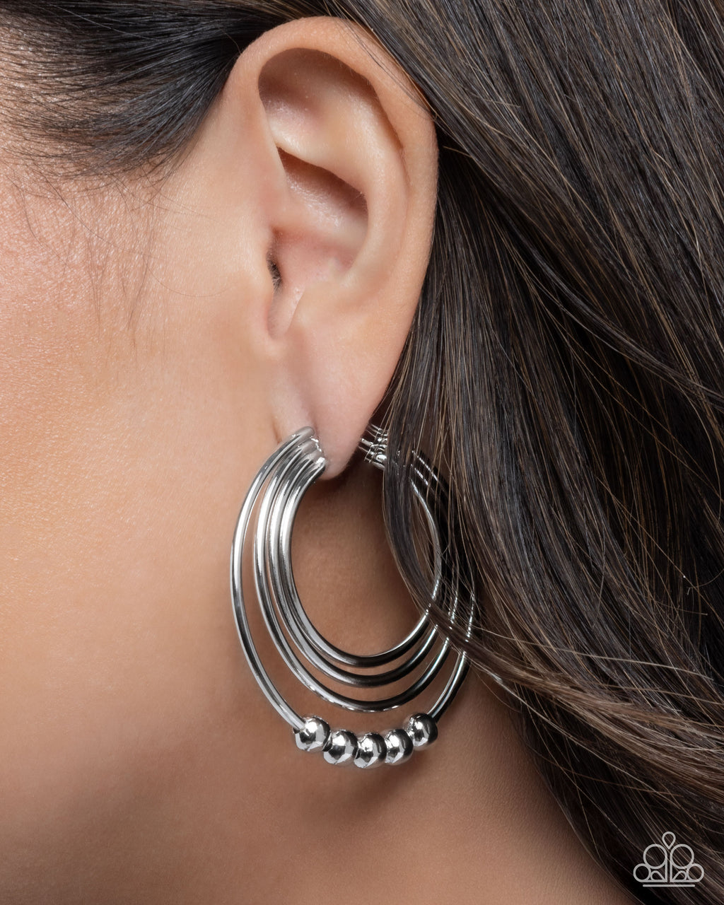 eight-dollar-jewelry-layered-longevity-silver-earrings-paparazzi-accessories