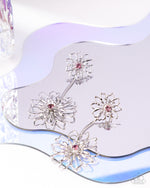 Wiry Whimsy - Purple Post Earrings - Paparazzi Accessories