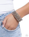 Boisterous Beads - Silver Bracelet - Paparazzi Accessories