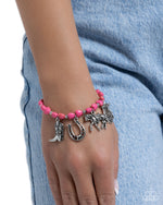 Cowboy Chorus - Pink Bracelet - Paparazzi Accessories