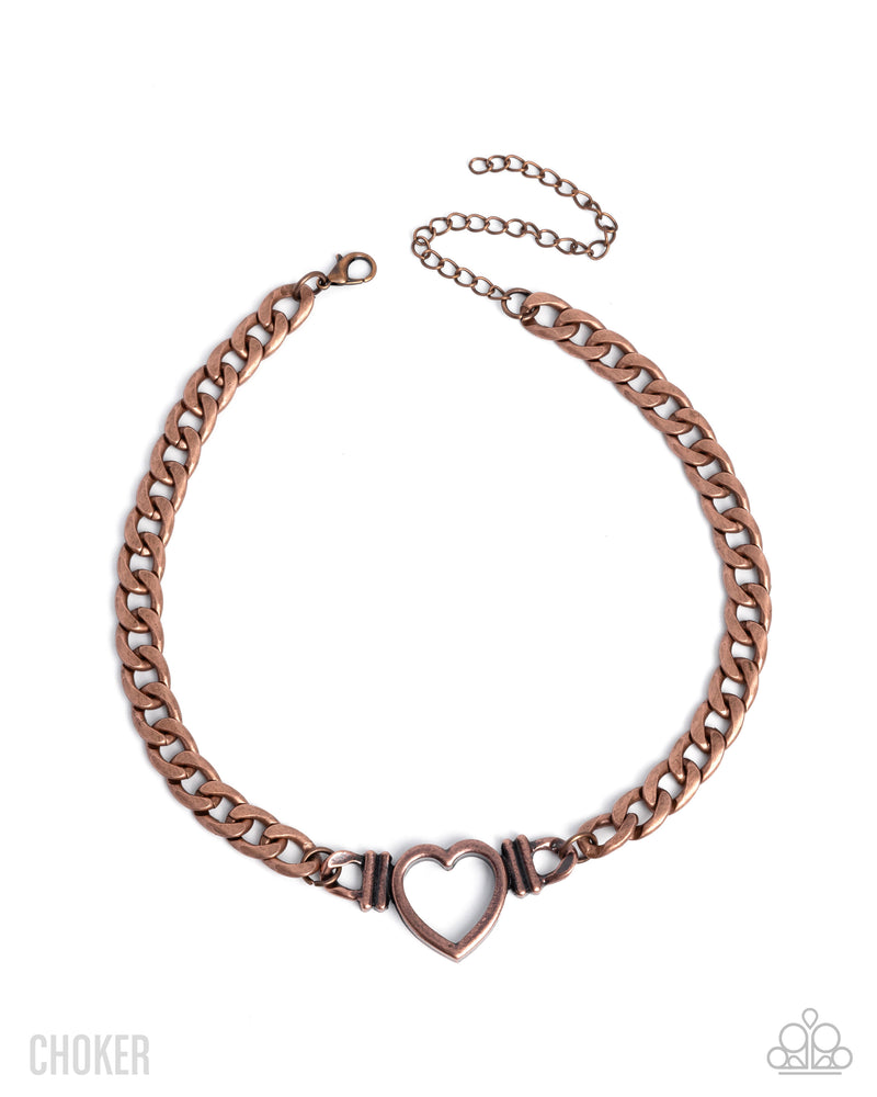 eight-dollar-jewelry-heartfelt-hunch-copper-necklace-paparazzi-accessories