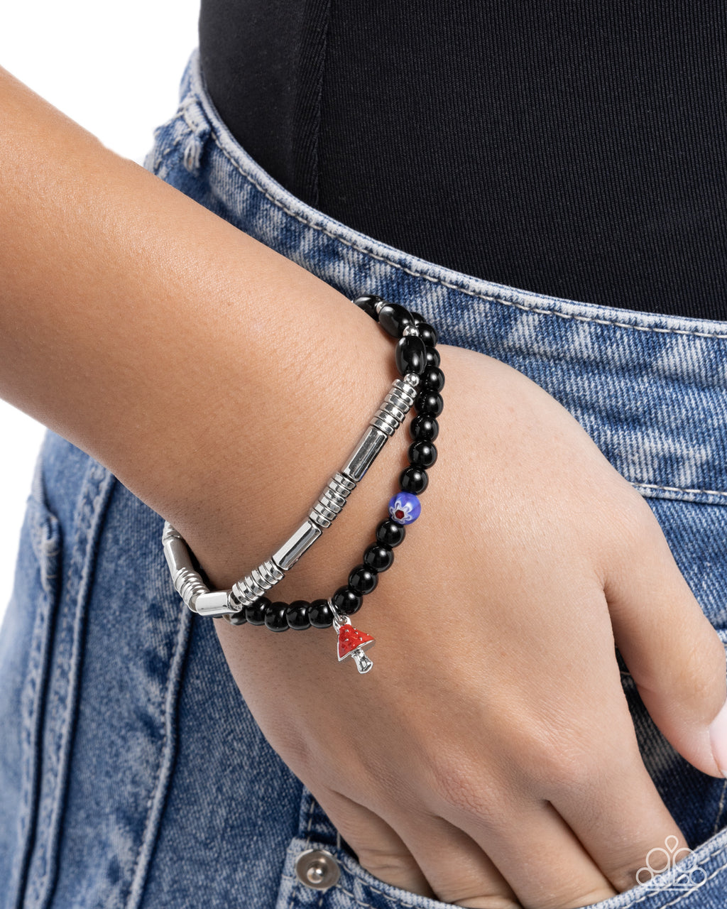 Malibu Mashup - Black Bracelet - Paparazzi Accessories