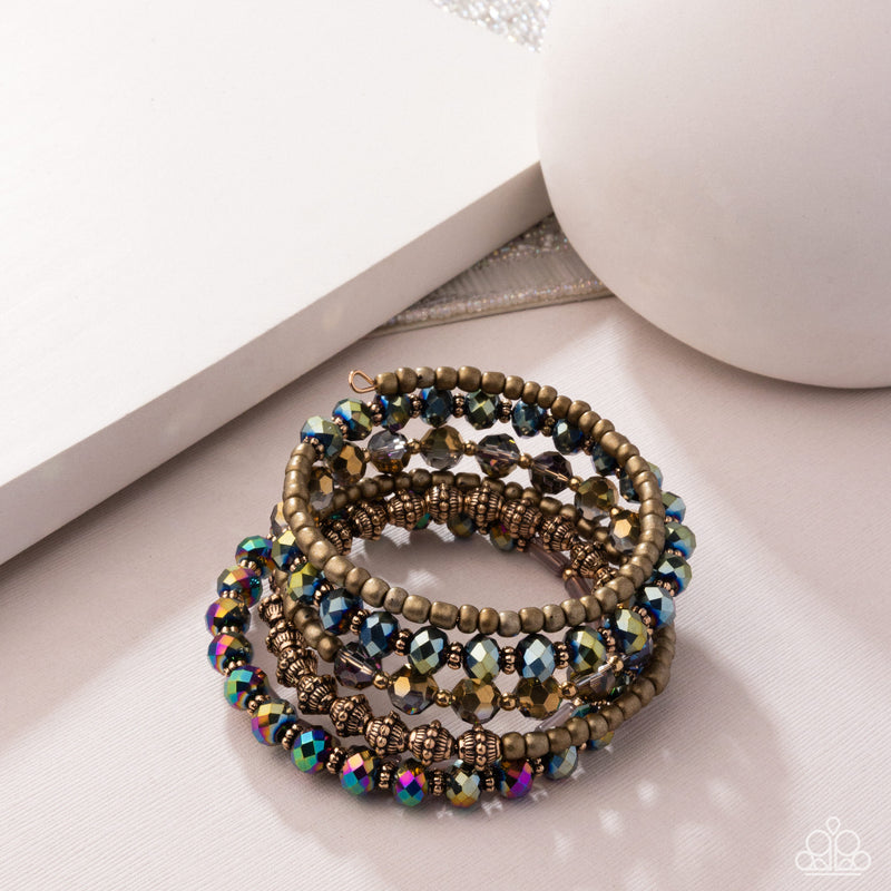 Stacked Surprise - Multi Bracelet - Paparazzi Accessories