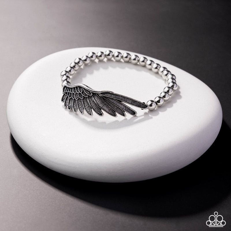 Angelic Appreciation - Silver Bracelet - Paparazzi Accessories