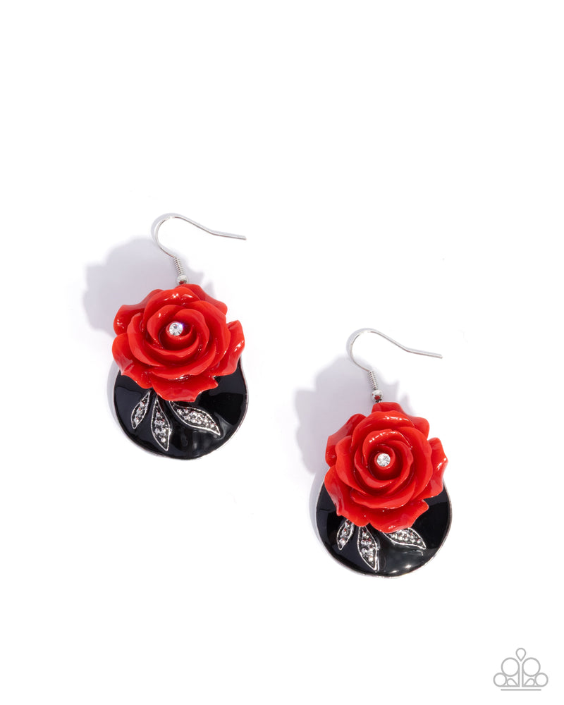 Rosy Reception - Red Rose - Complete Look  - Paparazzi Accessories