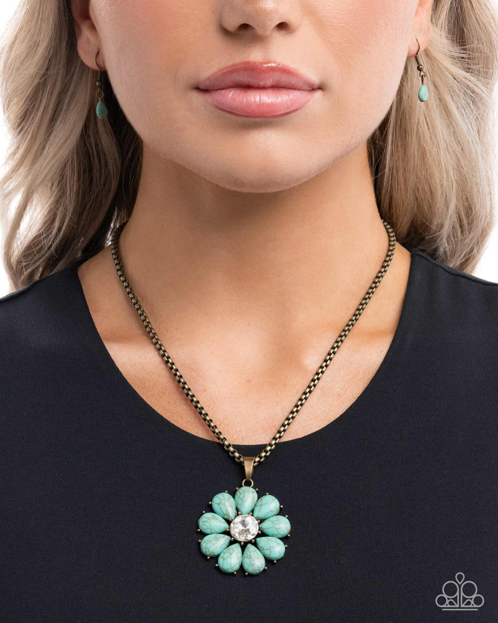 Creative Caliber - Brass Necklace - Paparazzi Accessories