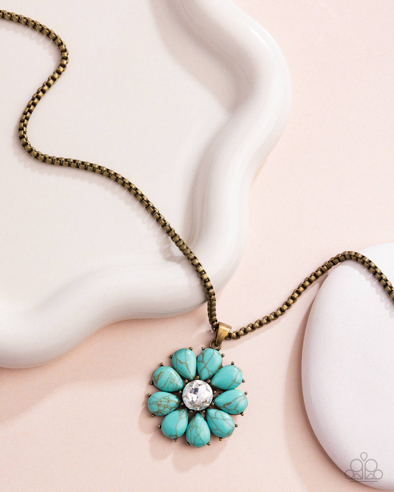 Creative Caliber - Brass Necklace - Paparazzi Accessories