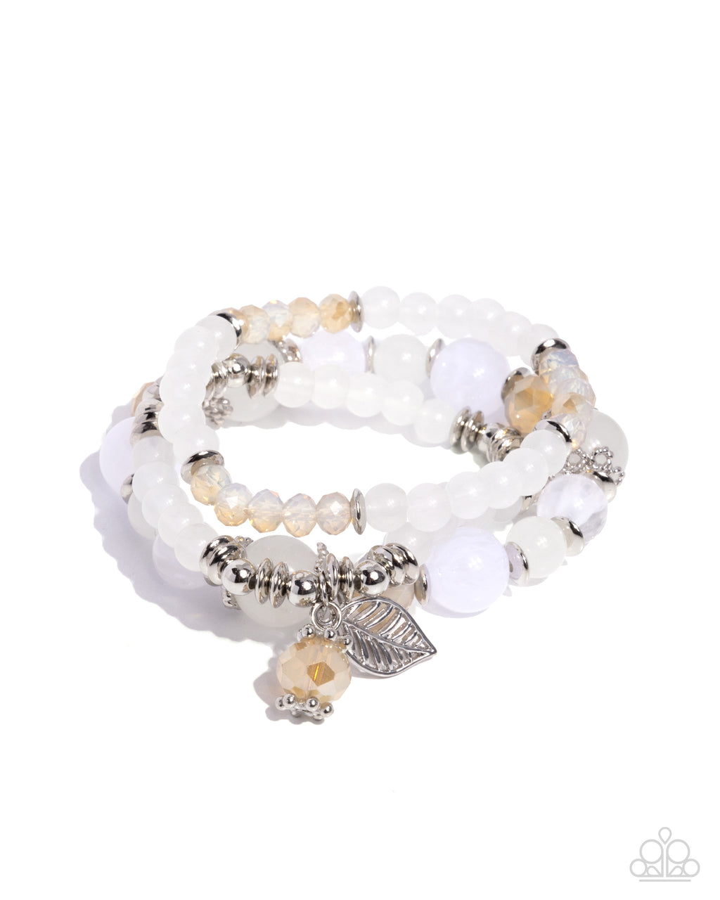 eight-dollar-jewelry-leafy-lounge-white-bracelet-paparazzi-accessories