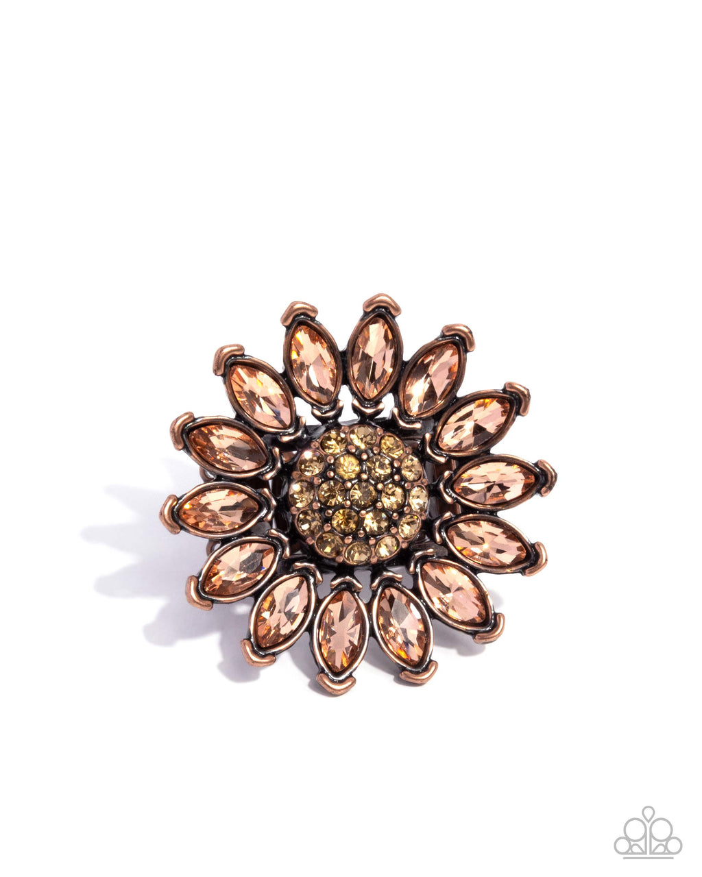 eight-dollar-jewelry-sunflower-setting-copper-ring-paparazzi-accessories