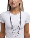 Calling Chic - Black Necklace - Paparazzi Accessories