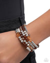 Colorful Compromise - Brown Bracelet - Paparazzi Accessories