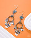 Majestic Mosaic - Orange Earrings - Paparazzi Accessories