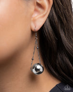 Edgy Emphasis - Black Earrings - Paparazzi Accessories