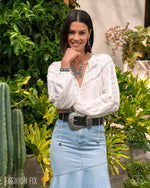 Canyon Course - Blue Earrings - Paparazzi Accessories
