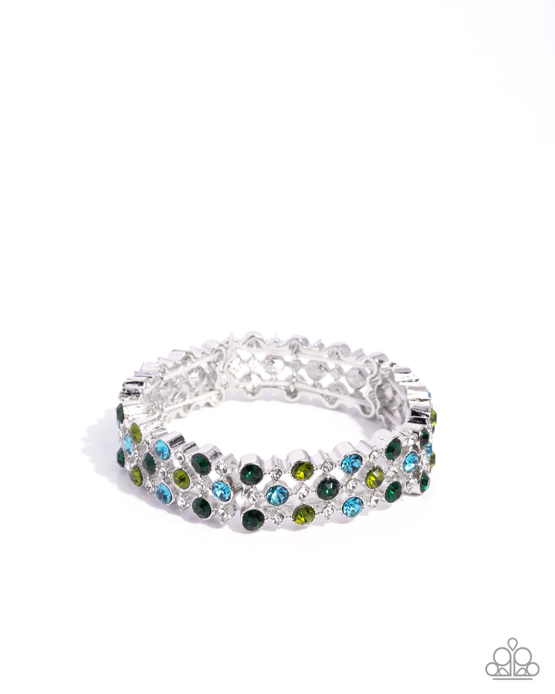 eight-dollar-jewelry-ladylike-lattice-green-bracelet-paparazzi-accessories