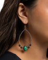 Coiled Craze - Green Earrings - Paparazzi Accessories