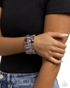 Plated Potential - Pink Bracelet - Paparazzi Accessories
