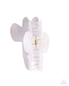 Precise Pearls - White Hair Clip - Paparazzi Accessories