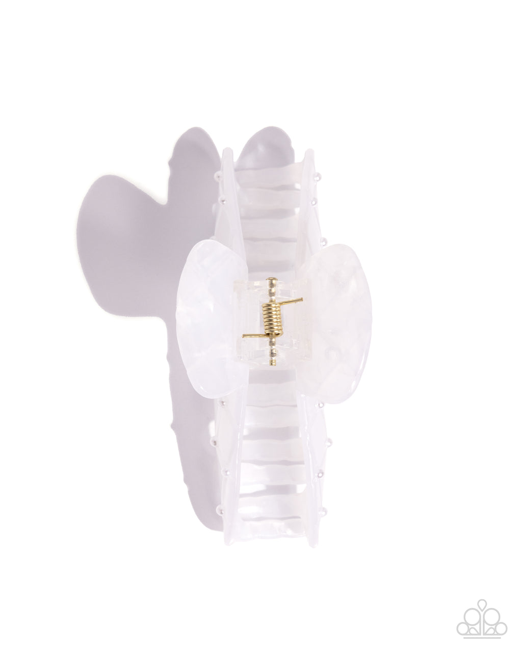 Precise Pearls - White Hair Clip - Paparazzi Accessories
