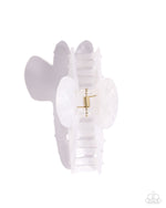 Precise Pearls - White Hair Clip - Paparazzi Accessories