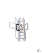 A Glittery Example - Blue Hair Clip - Paparazzi Accessories