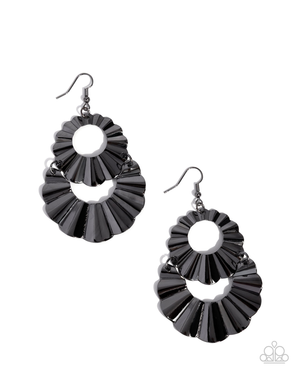 eight-dollar-jewelry-crimped-consistency-black-earrings-paparazzi-accessories