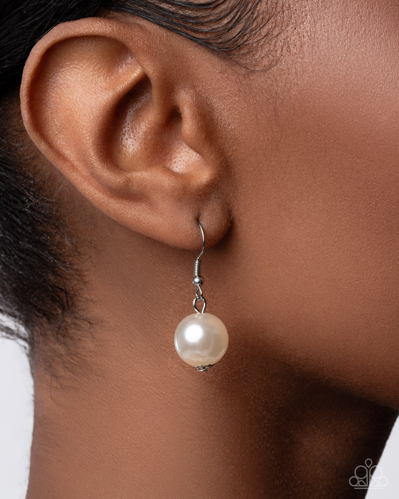 Sophisticated to the Max - White Necklace - Paparazzi Accessories