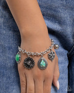 Select Stones - Green Bracelet - Paparazzi Accessories