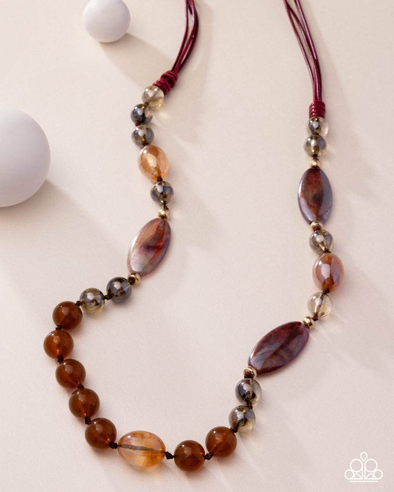 Entrancing Ease - Multi Necklace - Paparazzi Accessories