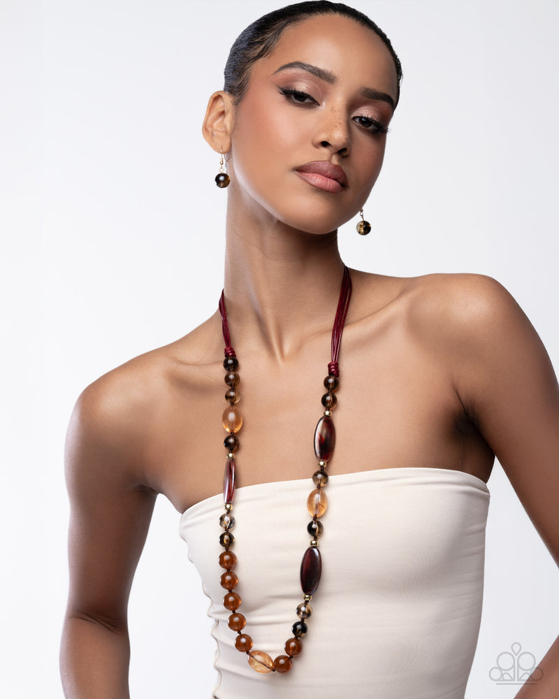 Entrancing Ease - Multi Necklace - Paparazzi Accessories