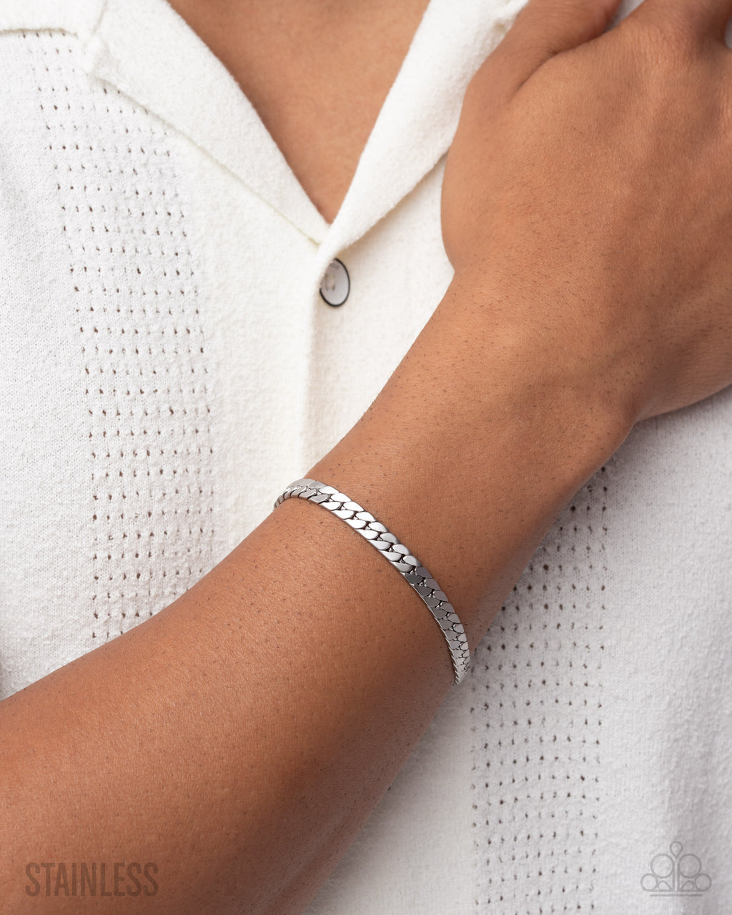 Weekend Wait - Silver Mens/Unisex Bracelet - Paparazzi Accessories