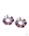 eight-dollar-jewelry-courteous-chic-purple-post earrings-paparazzi-accessories