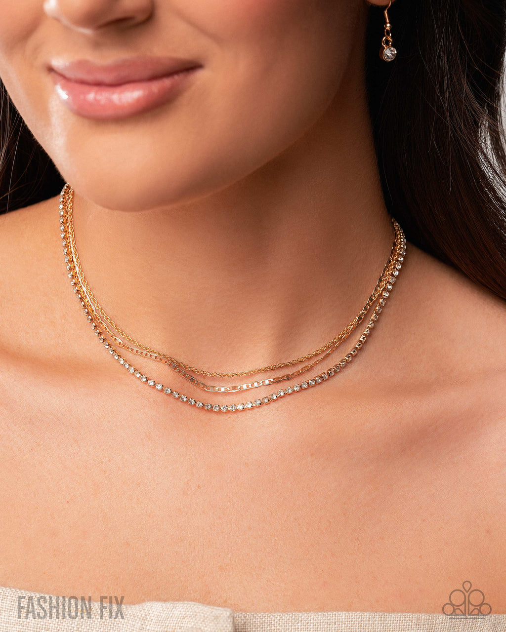 Matching Moment - Gold Necklace - Paparazzi Accessories