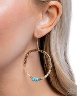 Authentic Advocate - Yellow Earrings - Paparazzi Accessories