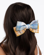 Let It BOW - Blue Hair Clip - Paparazzi Accessories